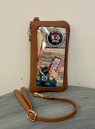 Bella RFID Touch Screen Crossbody Bag | Secure Phone Purse by Save the Girls