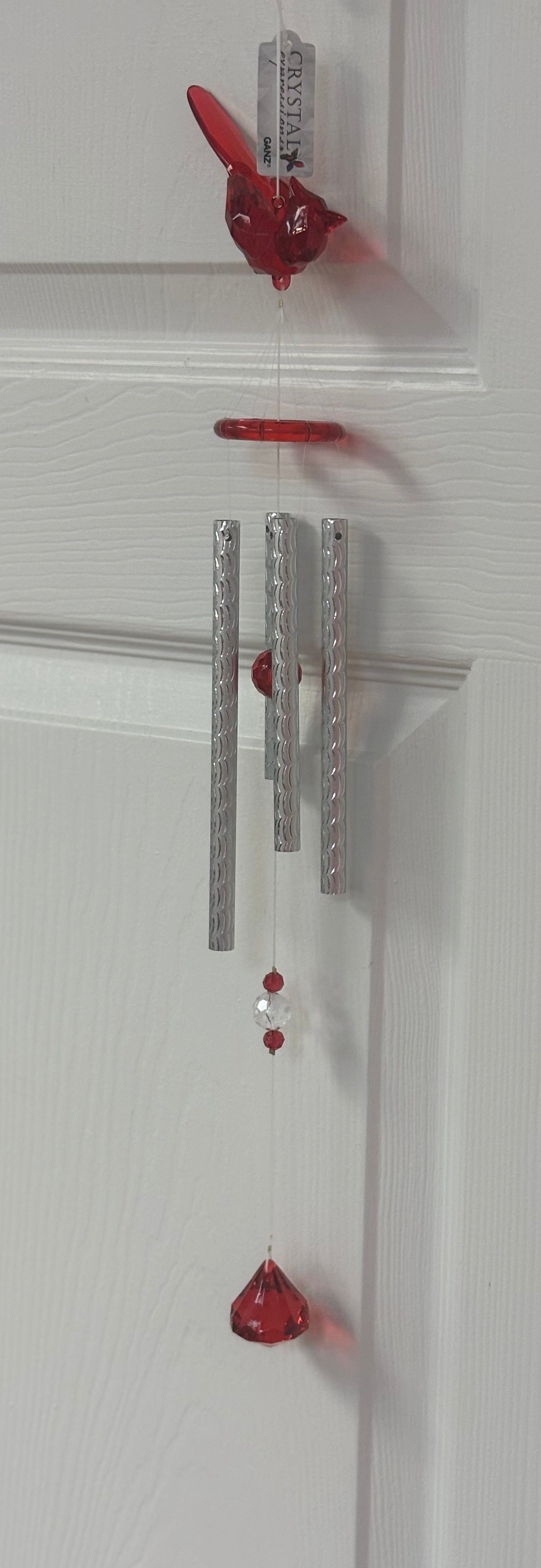 18" Cardinal Wind Chime by Ganz