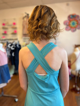Girls Racerback Tank Dress - All About Me Boutique