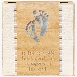 Baby Bereavement Keepsake Box with Footprints - All About Me Boutique