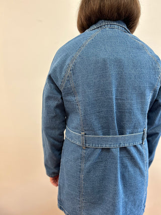 Baccini Denim Trench Coat