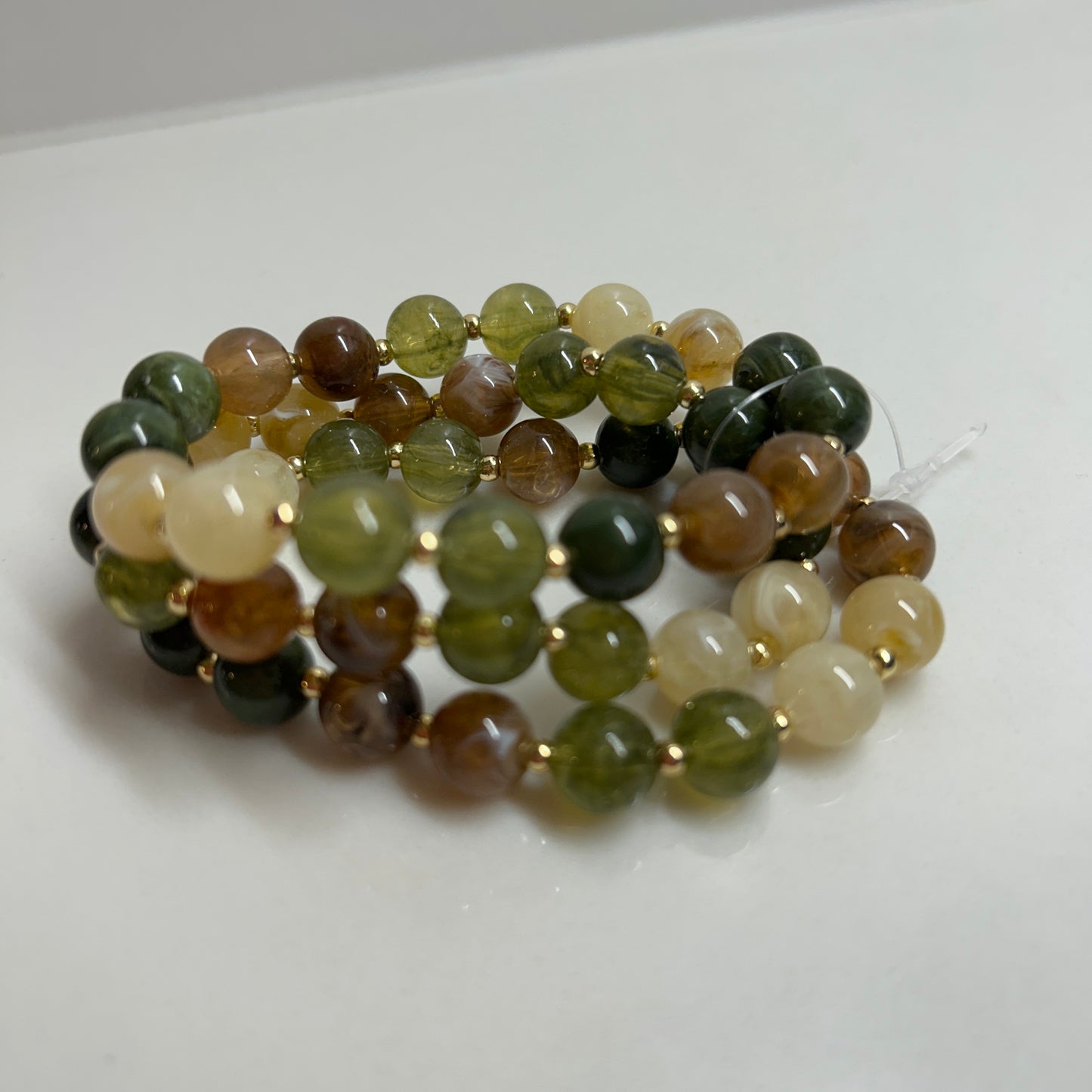 JM Beaded Stacked Bracelet - Layered Style