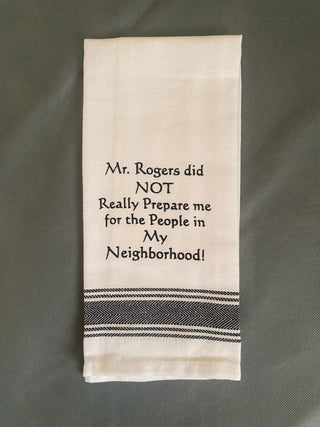 WH Snarky Sayings Kitchen Towels - Witty and Fun