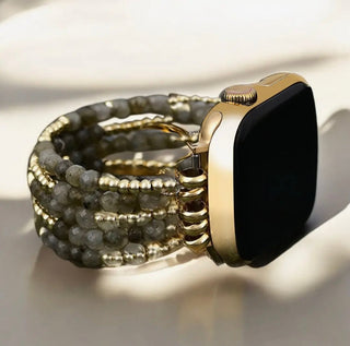 Labradorite Magic Stretch Apple Watch Strap by Cape Diablo - All About Me Boutique