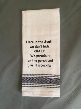 WH Snarky Sayings Kitchen Towels - Witty and Fun