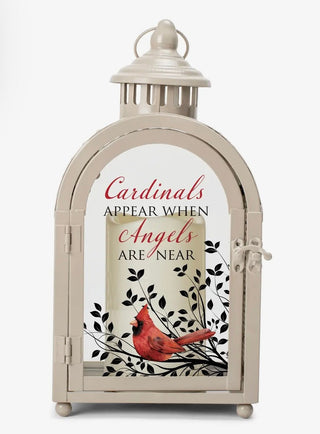 Cardinals Appear When Angels Are Near Lantern - All About Me Boutique