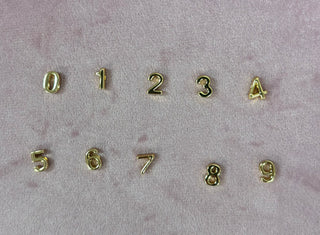 Michelle McDowell Luxe  Number Charms - Customizable