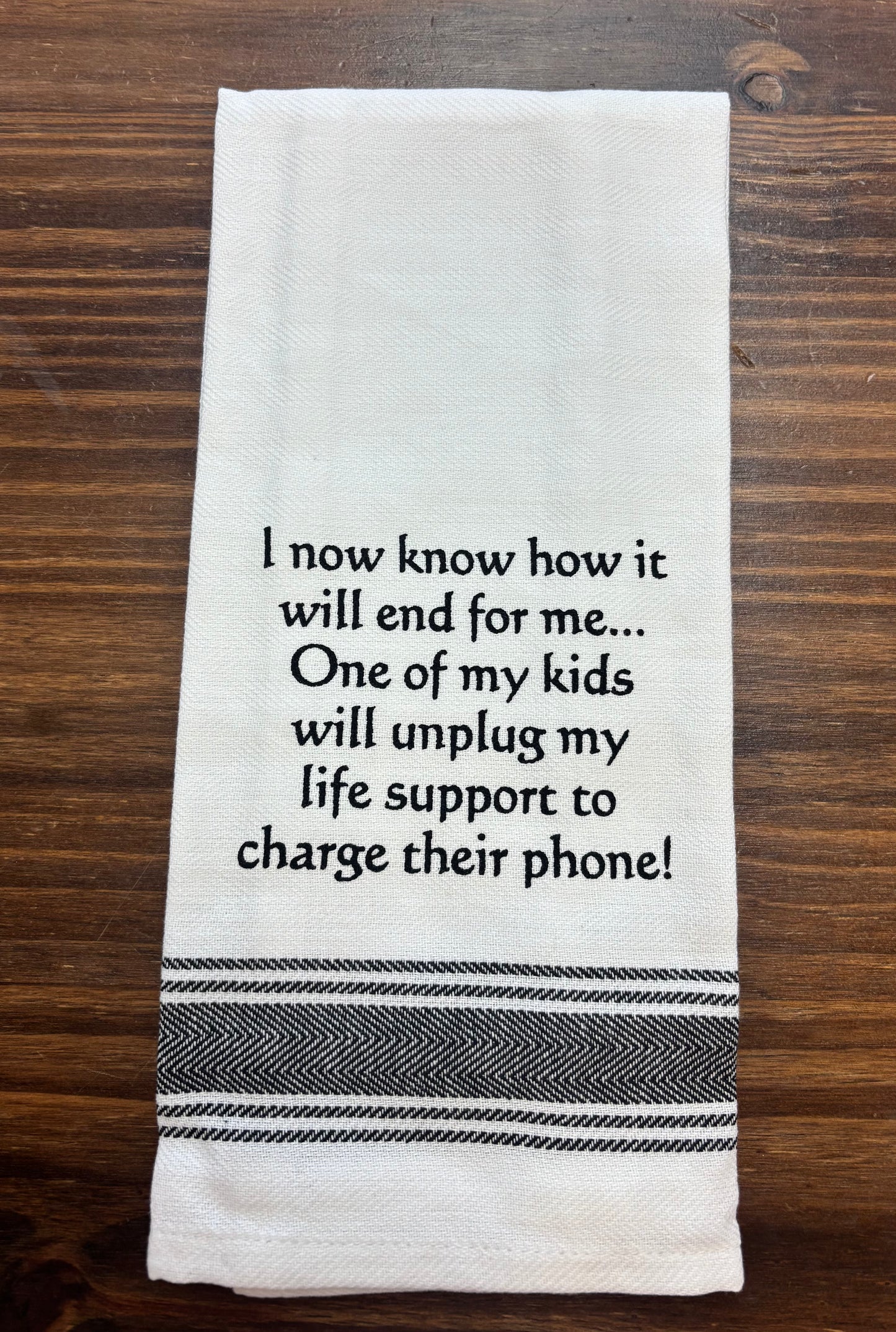 WH  Family Kitchen Towels - Witty and Fun