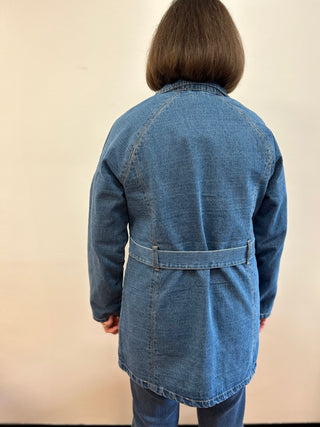 Baccini Denim Trench Coat
