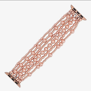 Rose Gold Serenity Apple Watch Strap by Cape Diablo - All About Me Boutique