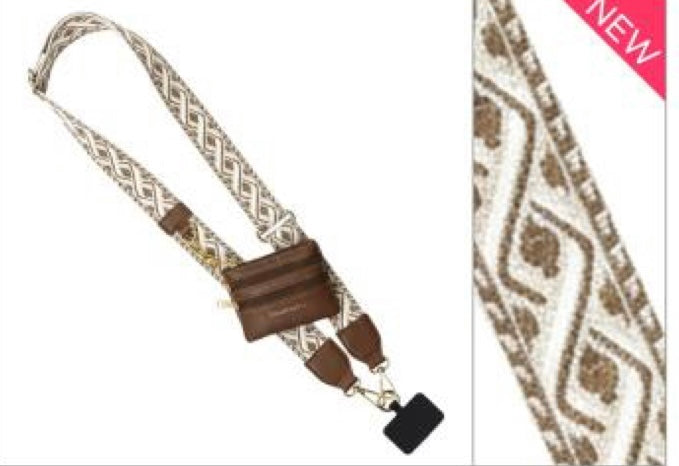 Clip & Go Phone Strap with Zippered Pouch by Save the Girls