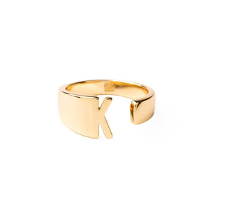 Michelle McDowell Sydney Initial Rings - Personalized Stackable - All About Me Boutique