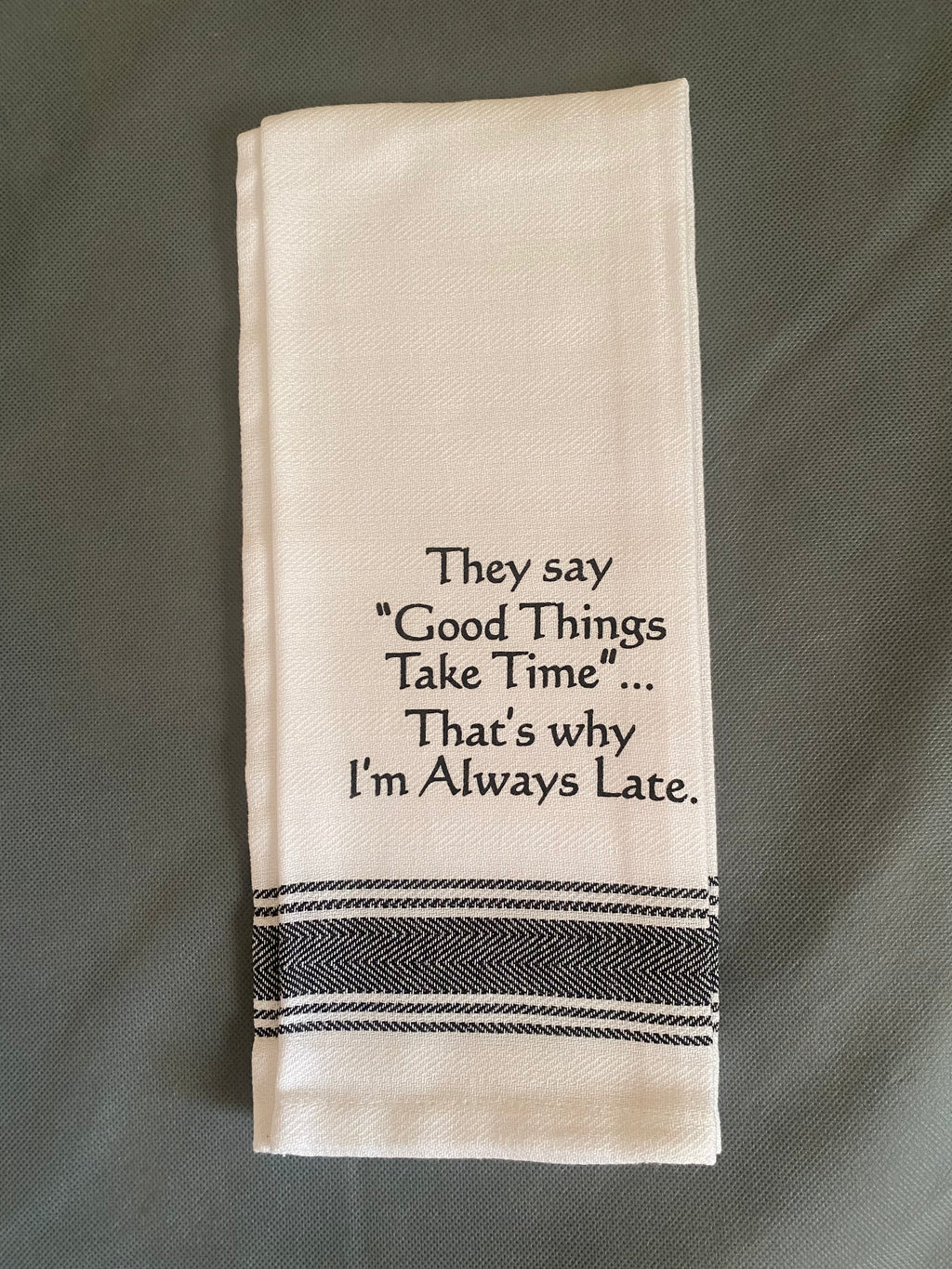 WH Snarky Sayings Kitchen Towels - Witty and Fun