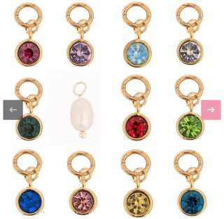 Thea Birthstone Charms by Michelle McDowell - All About Me Boutique