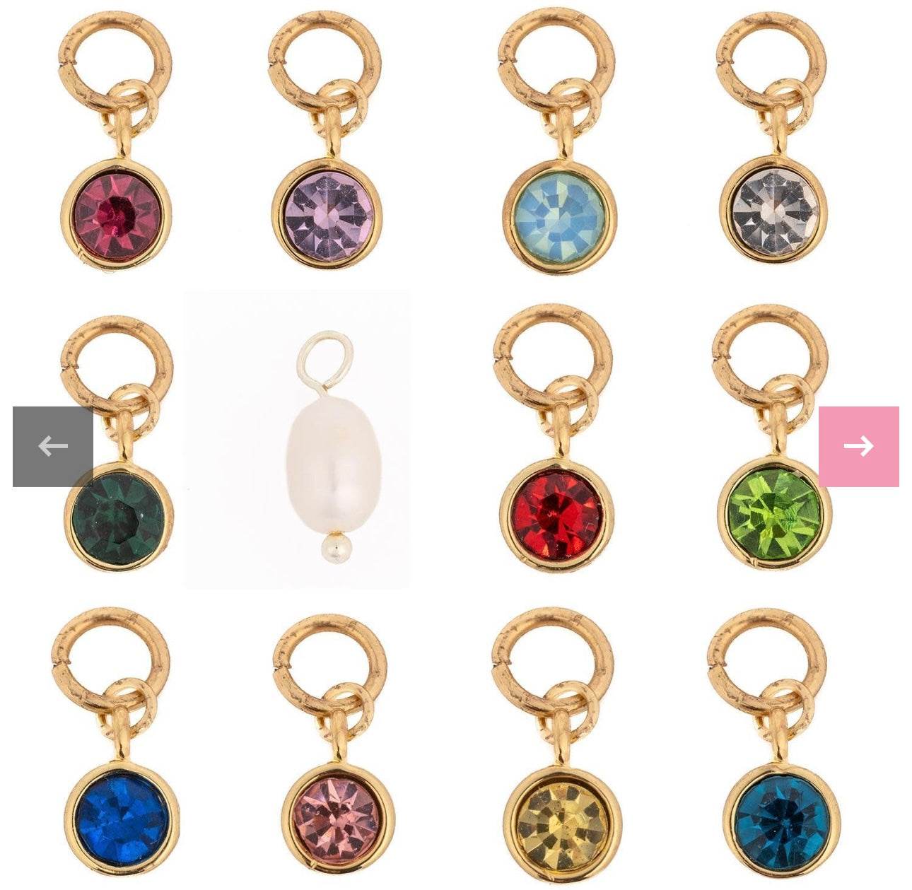 MM Thea Birthstone Charms