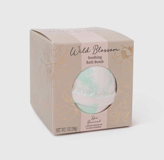 Wild Blossom Soothing Bath Bomb by Cait + Co - All About Me Boutique