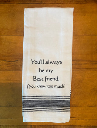 WH  Friends Kitchen Towels - Witty and Fun