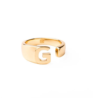 Michelle McDowell Sydney Initial Rings - Personalized Stackable - All About Me Boutique