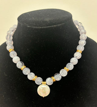 Summerlin Necklace - Colorful Beaded Pearl by Michelle McDowell