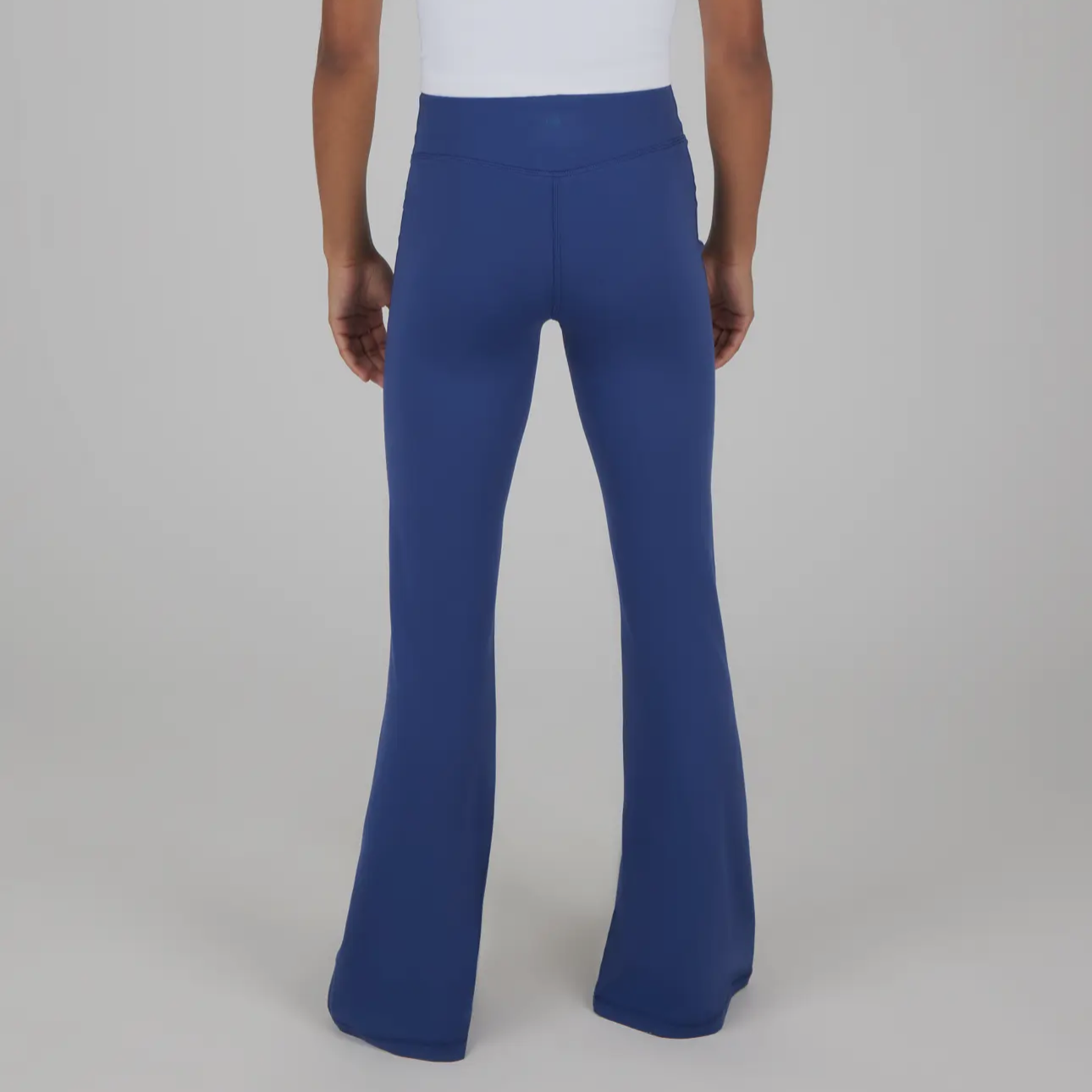 90D Girls Ruched Waist Flared Yoga Pants