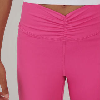 90D Girls Ruched Waist Flared Yoga Pants - All About Me Boutique