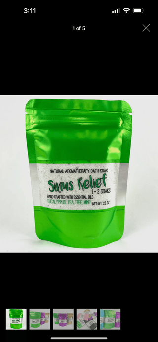 Natural Aromatherapy Bath Soaks - All About Me Boutique