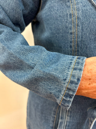 Baccini Denim Trench Coat