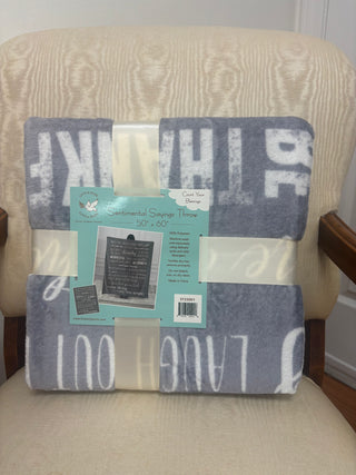 DI Sentimental Sayings Plush Throws