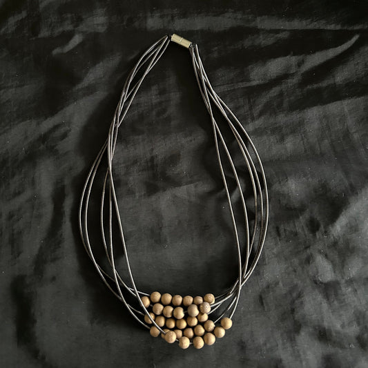 SL-Corded Necklace With Beads