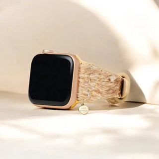 Driftwood Hues Leather Apple Watch Strap by Cape Diablo - All About Me Boutique