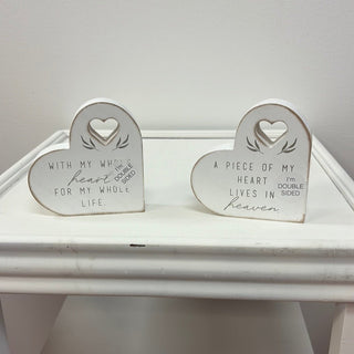 A&C Cutout Heart Sentiments - All About Me Boutique