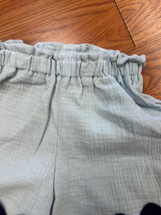 AC407 Girls Light Blue Gauze Shorts - All About Me Boutique