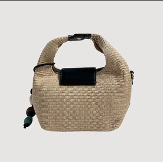Ahdorned Courtney Raffia Handbag - All About Me Boutique