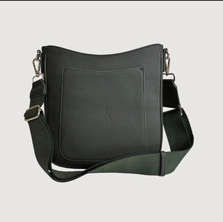 Ahdorned Maxine Vegan Pebble Leather Messenger Crossover Bag - All About Me Boutique