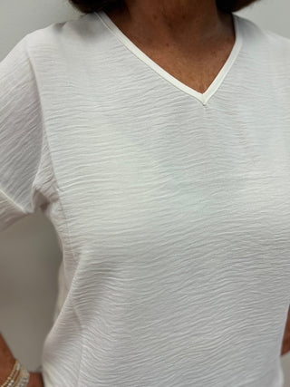 Airflow V - Neck Dolman Tee - All About Me Boutique