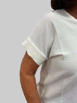 Airflow V - Neck Dolman Tee - All About Me Boutique