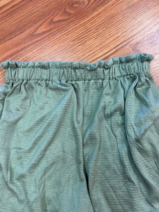Area Code 407 Girls High Waist Olive Shorts - All About Me Boutique