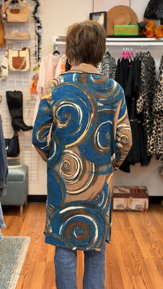 Aryeh Open Front Knit Duster Coat - All About Me Boutique