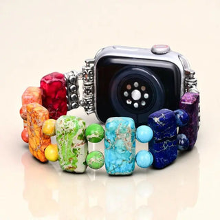 Sacred Chakra Stretch Apple Watch Band by Cape Diablo - All About Me Boutique
