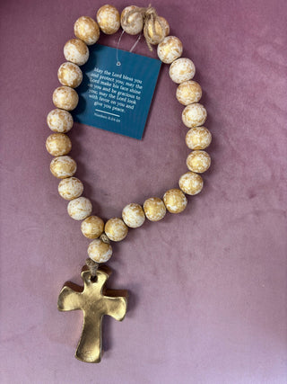 Blessing Beads with Cross by Place of Grace Designs - All About Me Boutique