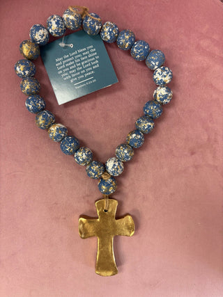 Blessing Beads with Cross by Place of Grace Designs - All About Me Boutique