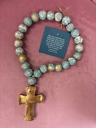 Blessing Beads with Cross by Place of Grace Designs - All About Me Boutique