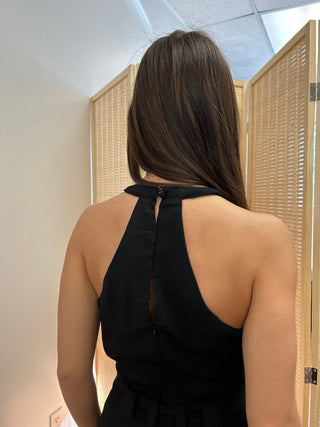 Blu Pepper Halterneck Jumpsuit - All About Me Boutique