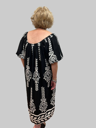 Boho Midi Dress by Carole Christian - All About Me Boutique