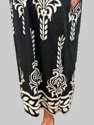 Boho Midi Dress by Carole Christian - All About Me Boutique
