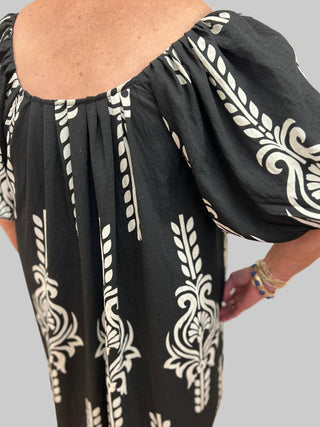 Boho Midi Dress by Carole Christian - All About Me Boutique