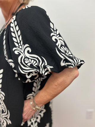 Boho Midi Dress by Carole Christian - All About Me Boutique