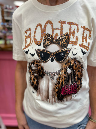 Boo-Jee Ghost Blingy Tee - All About Me Boutique