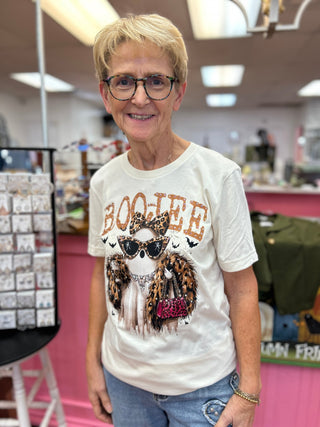 Boo-Jee Ghost Blingy Tee - All About Me Boutique