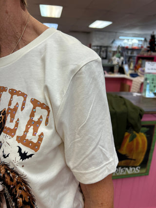 Boo-Jee Ghost Blingy Tee - All About Me Boutique